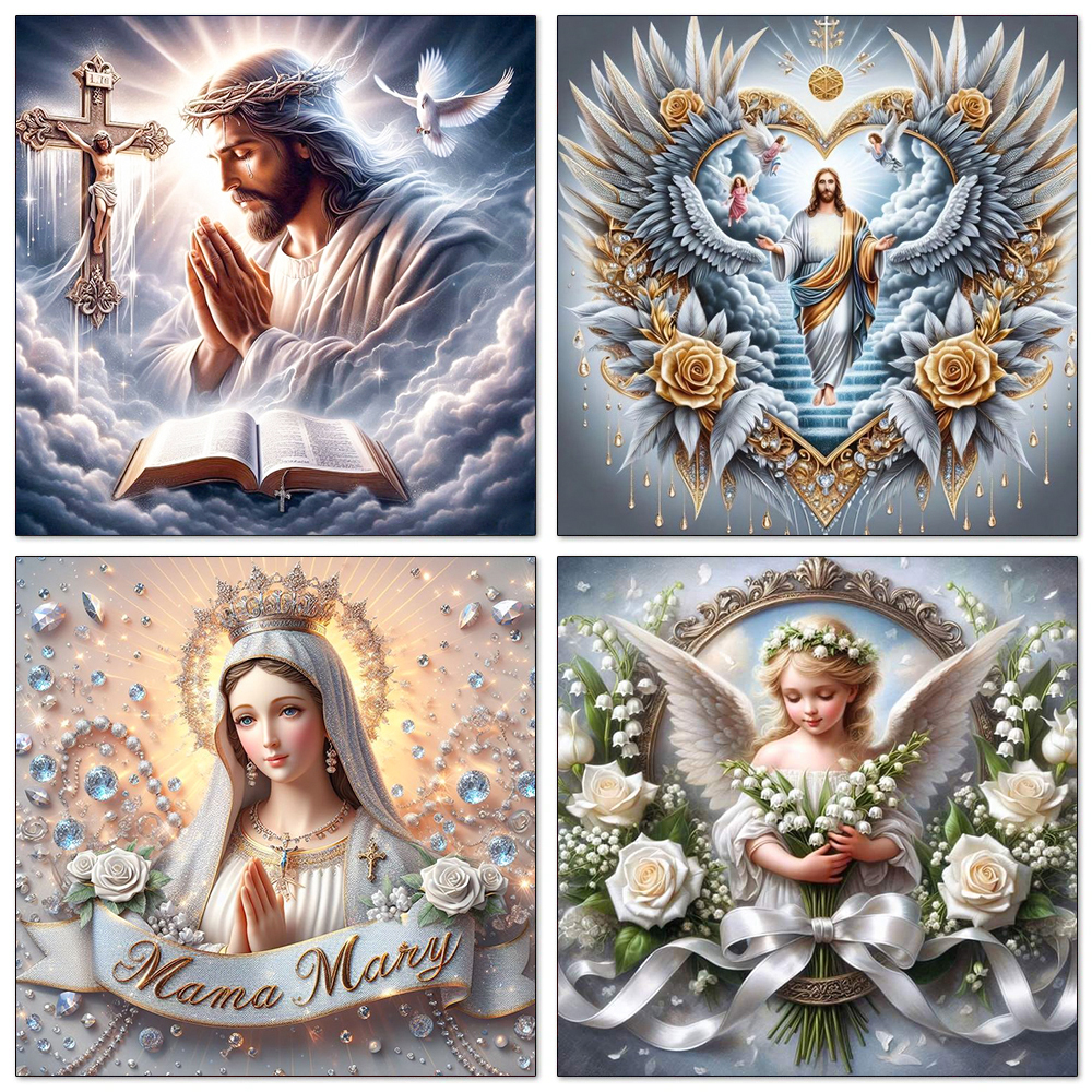 Embroidery Room - 1pc frameless 5D DIY Diamond Painting