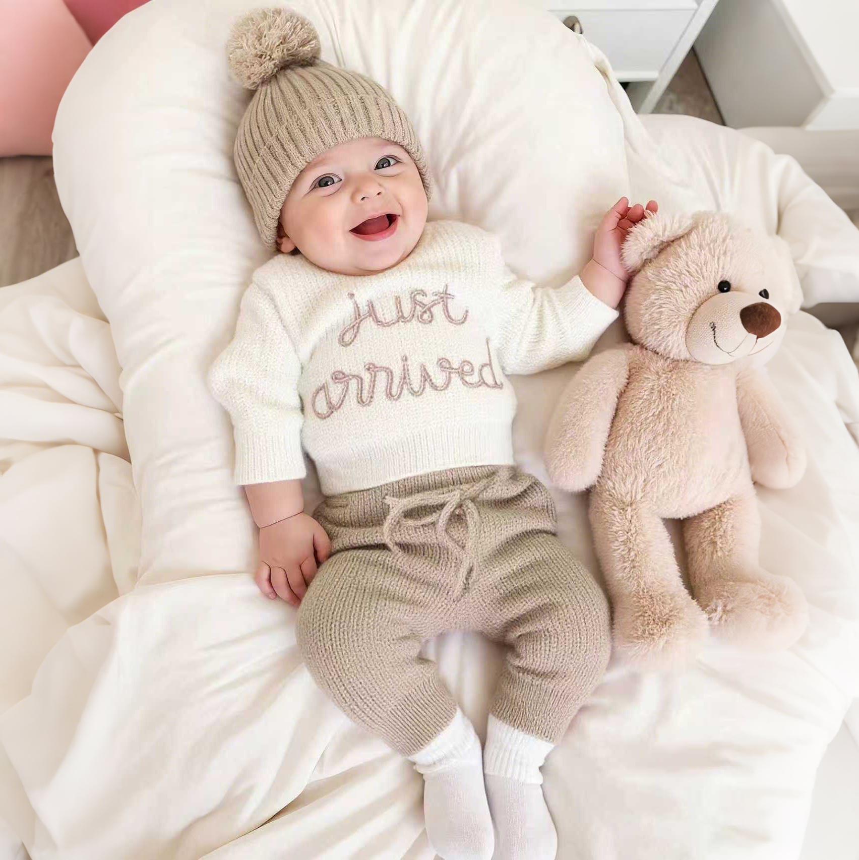 Embroidery Font - Ylsteed 3 Pcs Set Knitting Newborn