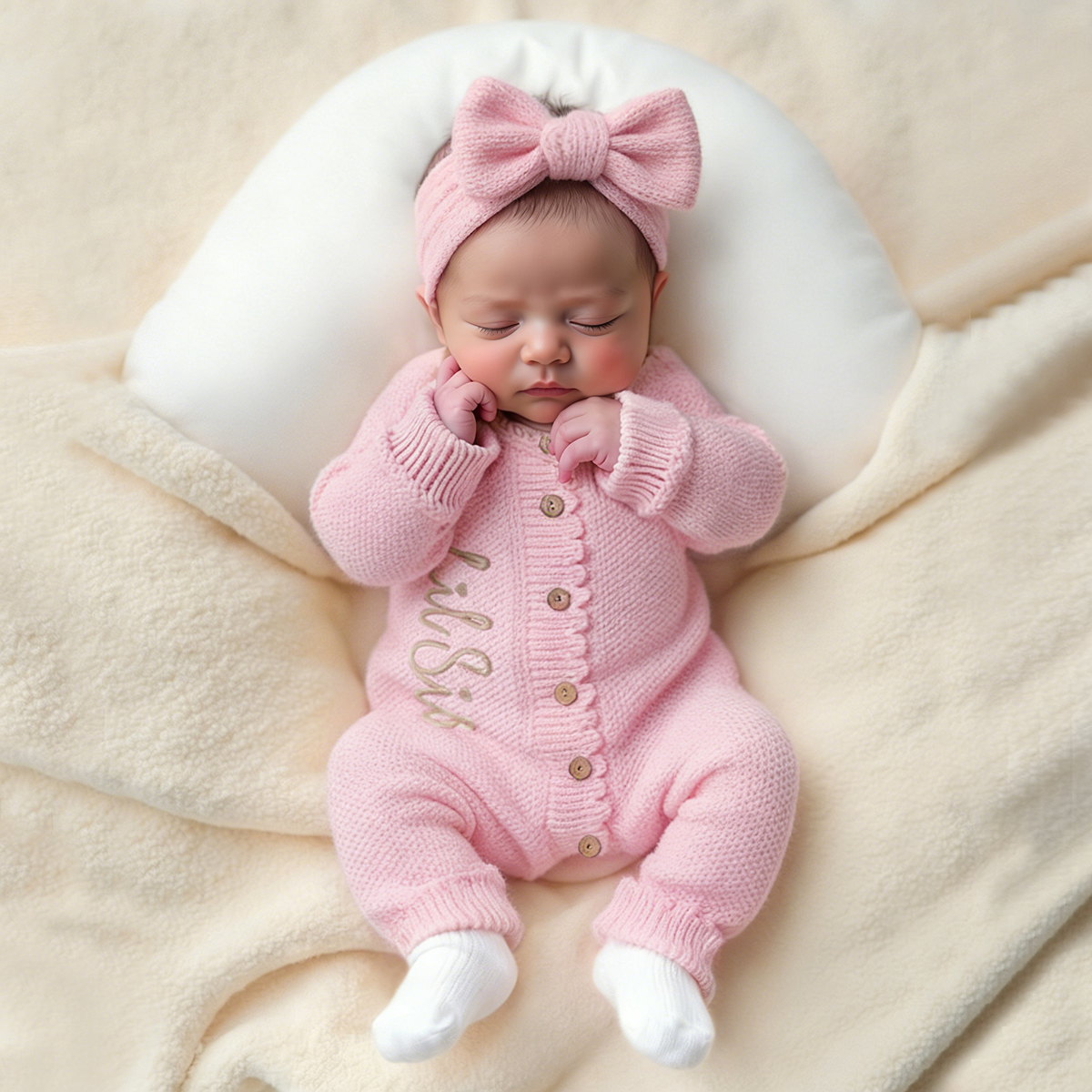 Ylsteed 2Pcs Knitted Newborn P - Embroidery Font review and price