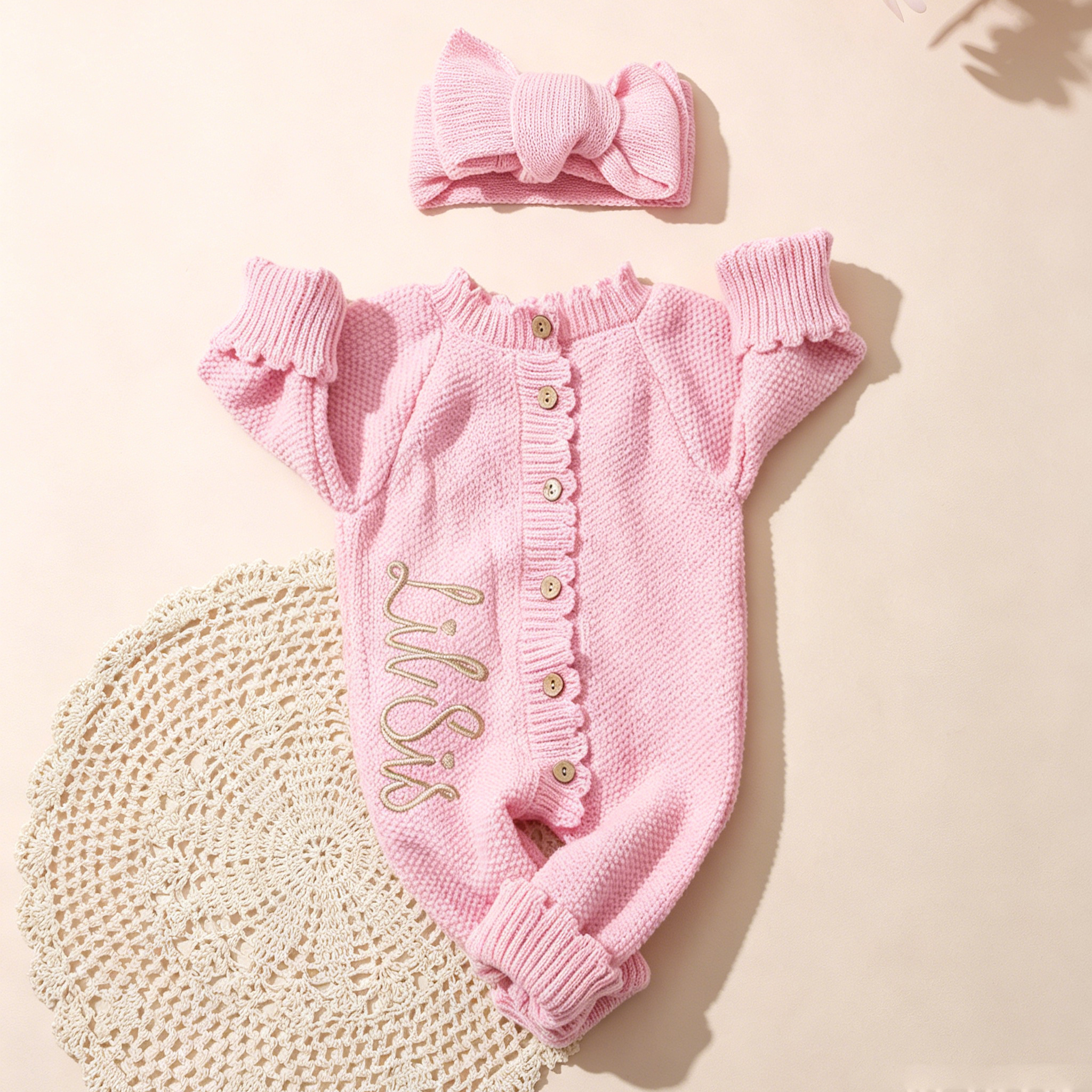 Ylsteed 2Pcs Knitted Newborn P - Embroidery Font review and price