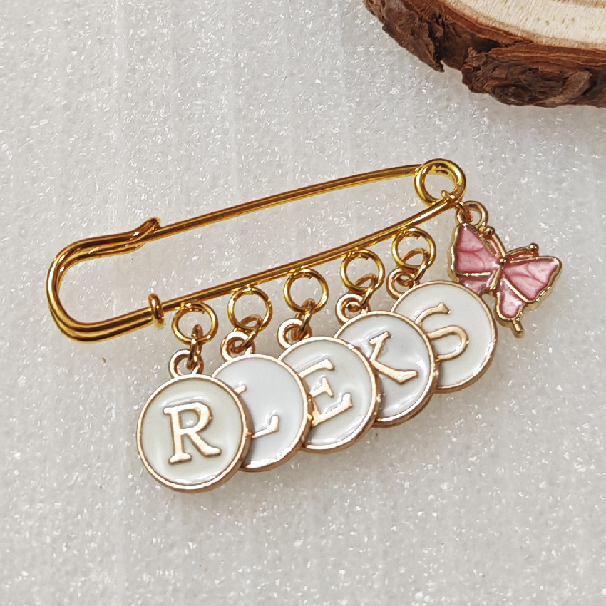 Customized Letters, Brooches,  - Embroidery Initials review and price