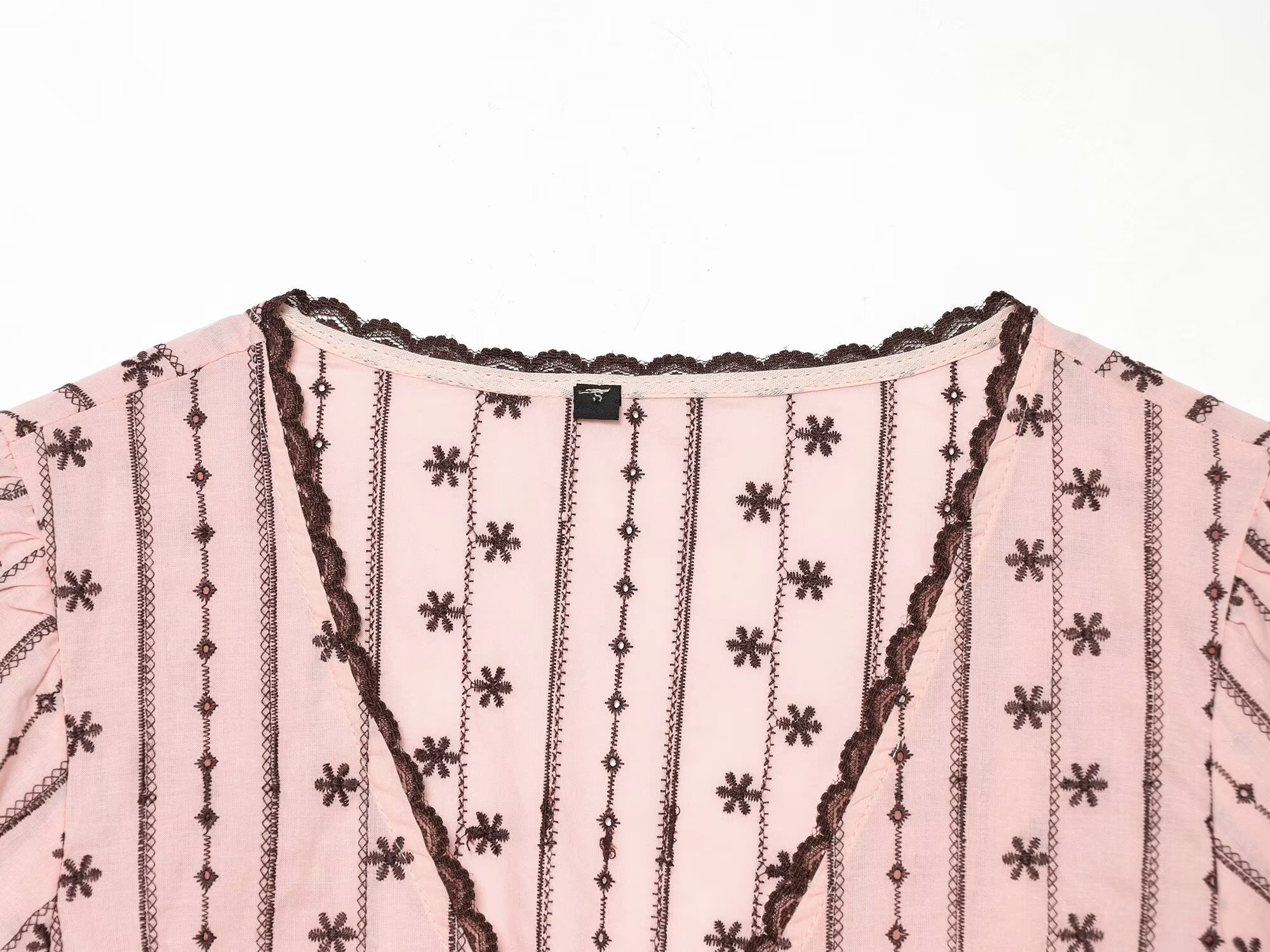 KONDALA Women Summer Chic Embr - Embroidery Blouse review and price