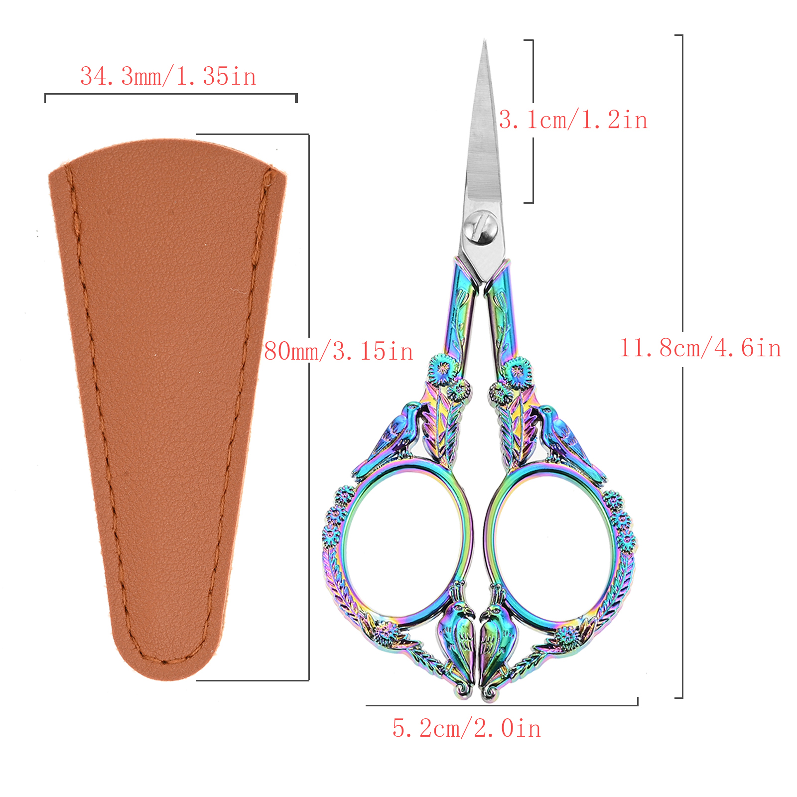 Retro Embroidery Scissors with - Embroidery Fonts review and price