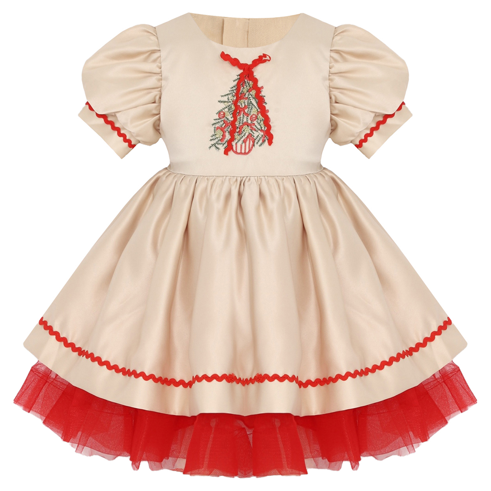Kids Girls Christmas Dress Emb - Embroidery Xmas Designs review and price
