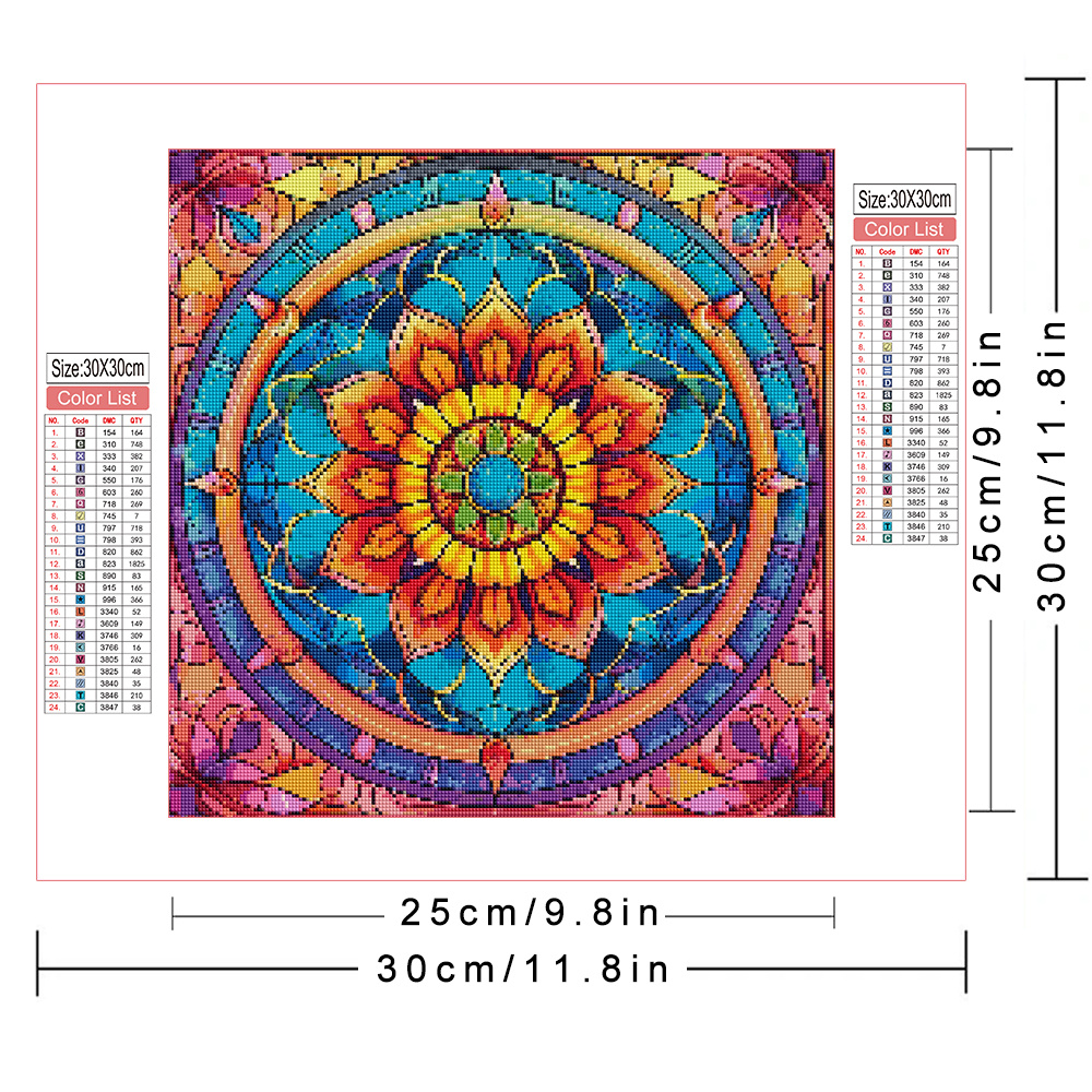 Diamond Painting Mandala Flowe - Embroidery Room review and price