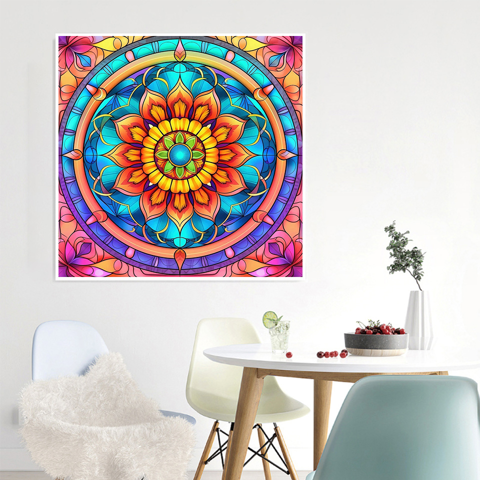 Diamond Painting Mandala Flowe - Embroidery Room review and price