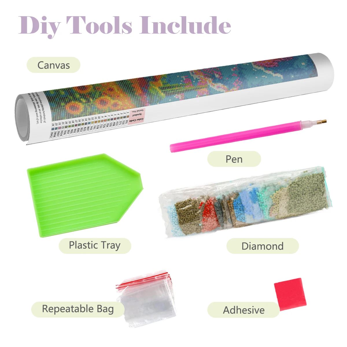 1PC frameless Diamond Painting - Embroidery Room review and price