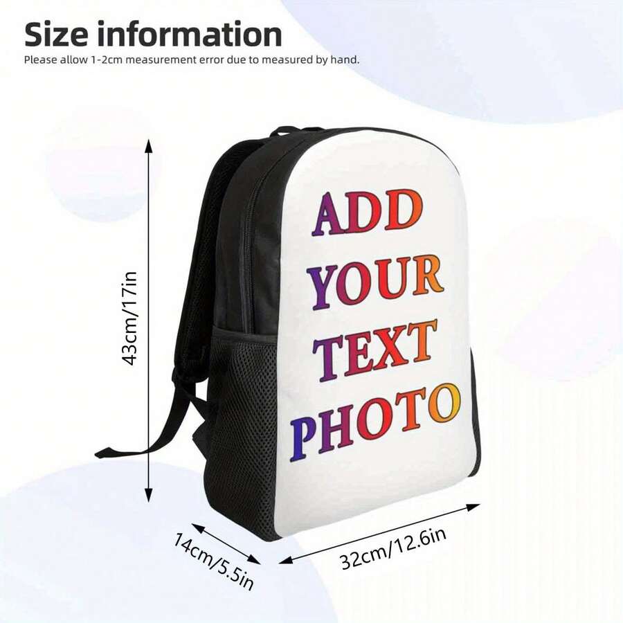 Customizable Photo Backpack Fo - Embroidery Bag review and price