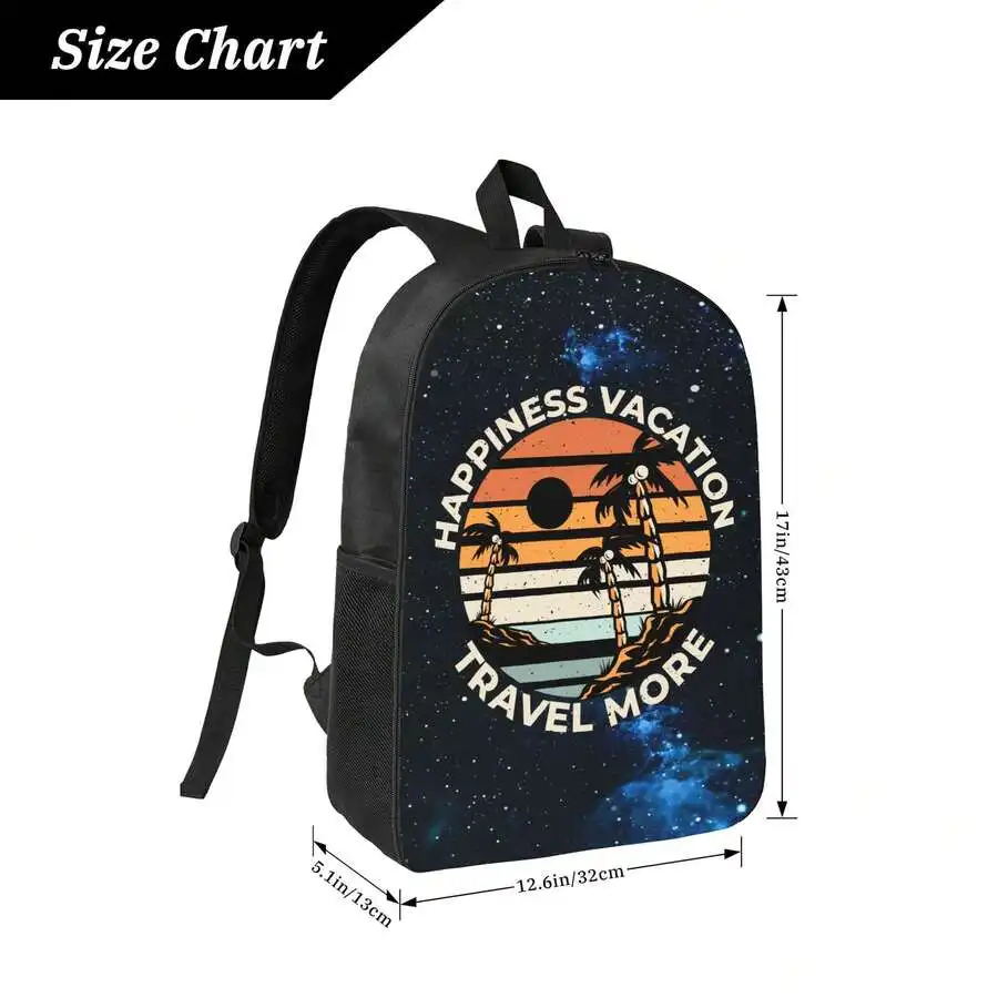Happiness Vacation Travel More - Embroidery Bag review and price