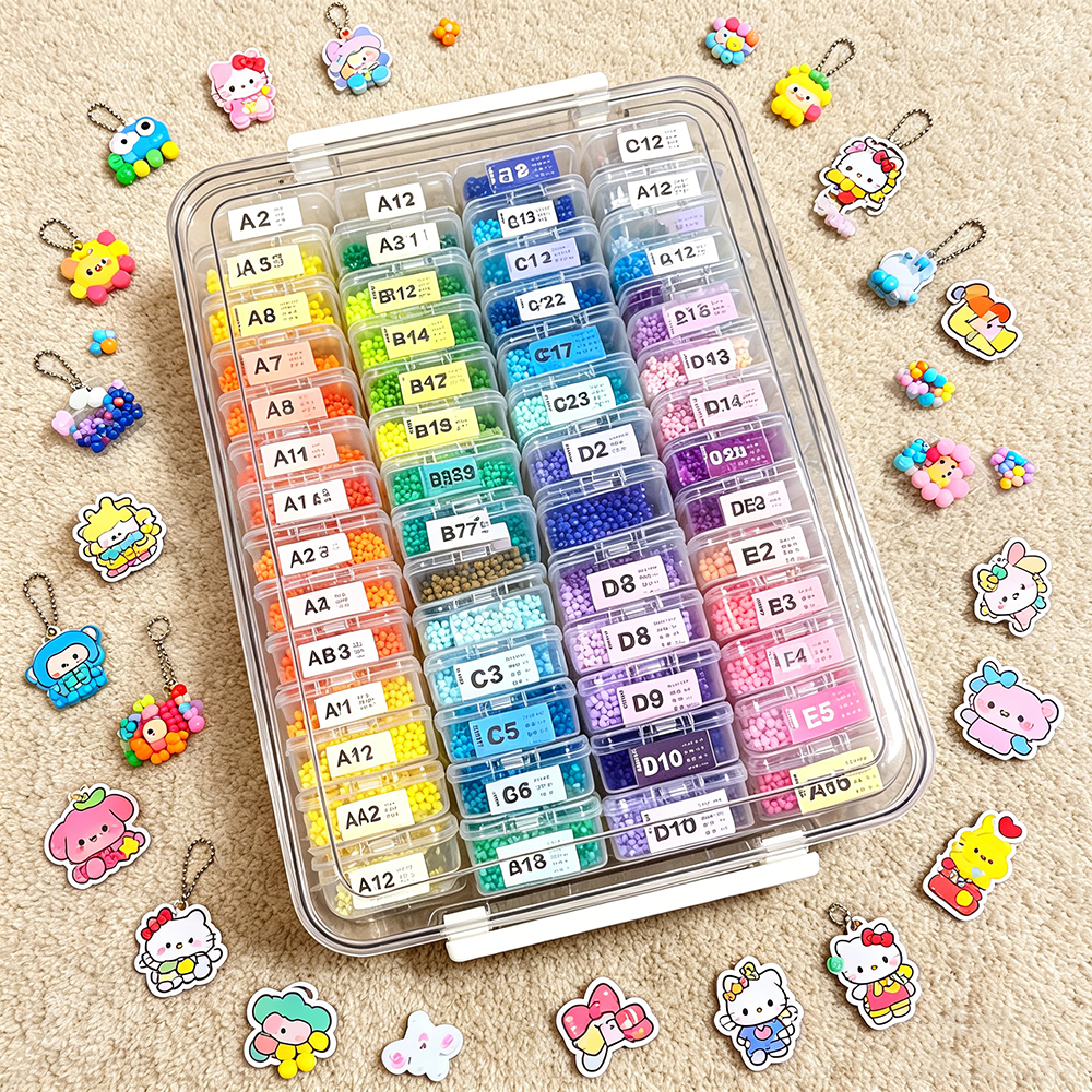 60pcs Transparent Plastic Stor - Embroidery Painting review and price