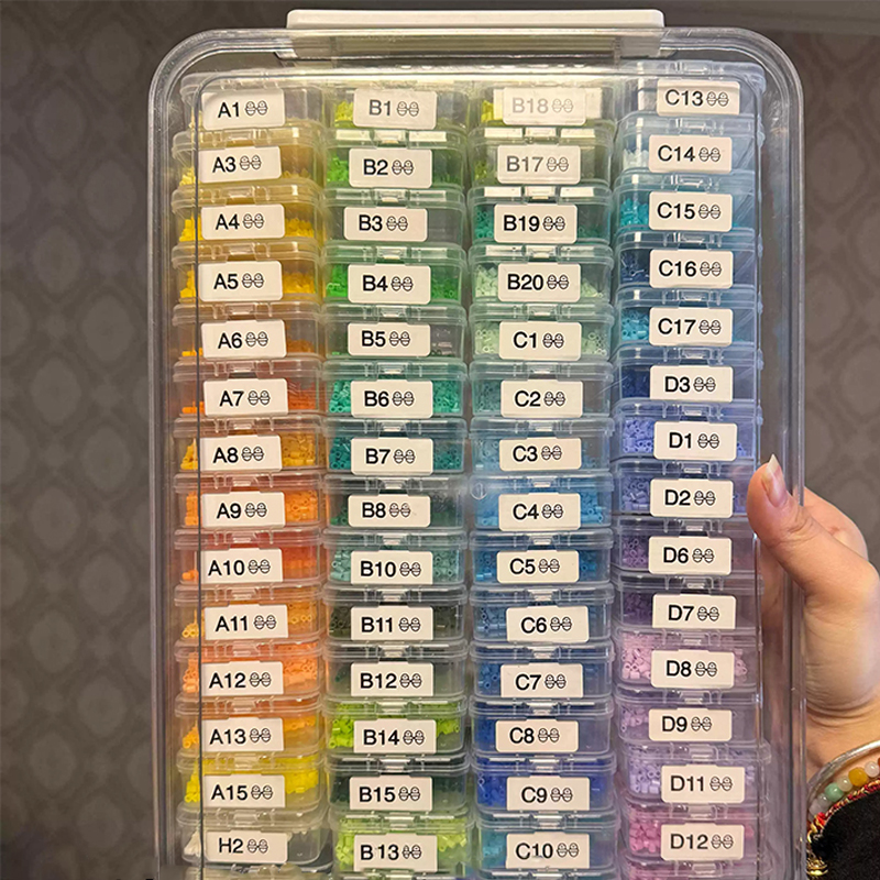 60pcs Transparent Plastic Stor - Embroidery Painting review and price