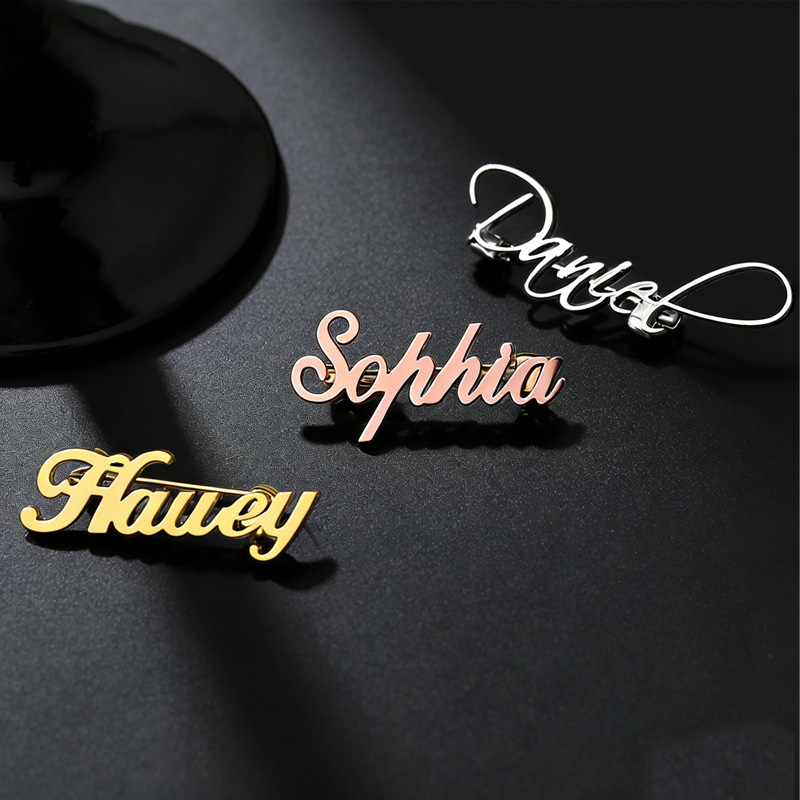 Stainless Steel Custom Name In - Embroidery Initials review and price