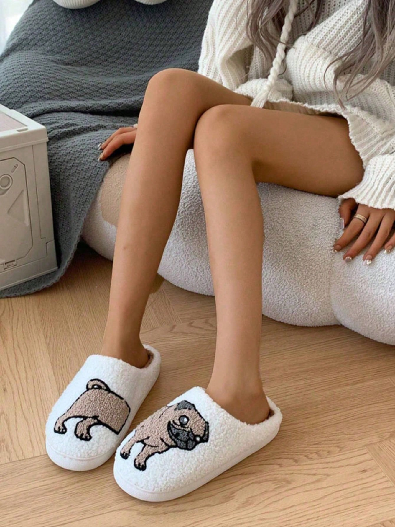 Couple Pug Embroidery Plush Sl - Embroidery Room review and price