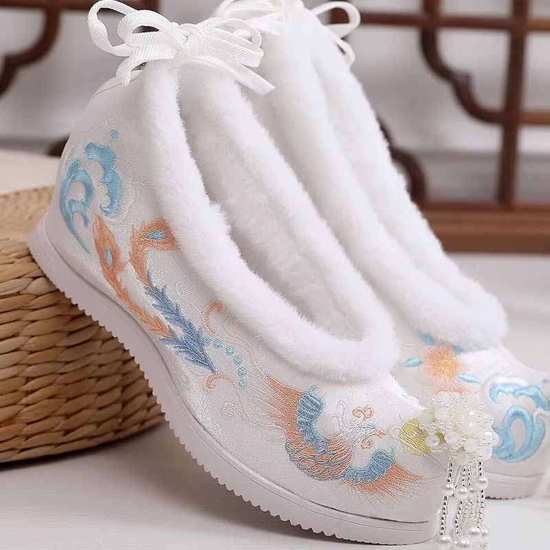 Winter Hanfu Shoes Women Chine - Embroidery Shoes review and price