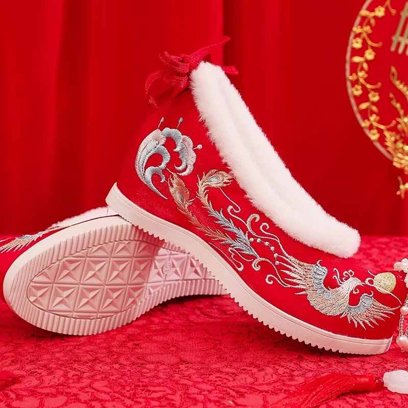 Winter Hanfu Shoes Women Chine - Embroidery Shoes review and price
