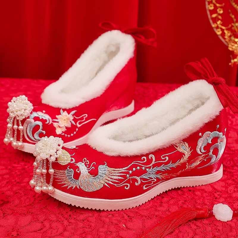 Winter Hanfu Shoes Women Chine - Embroidery Shoes review and price