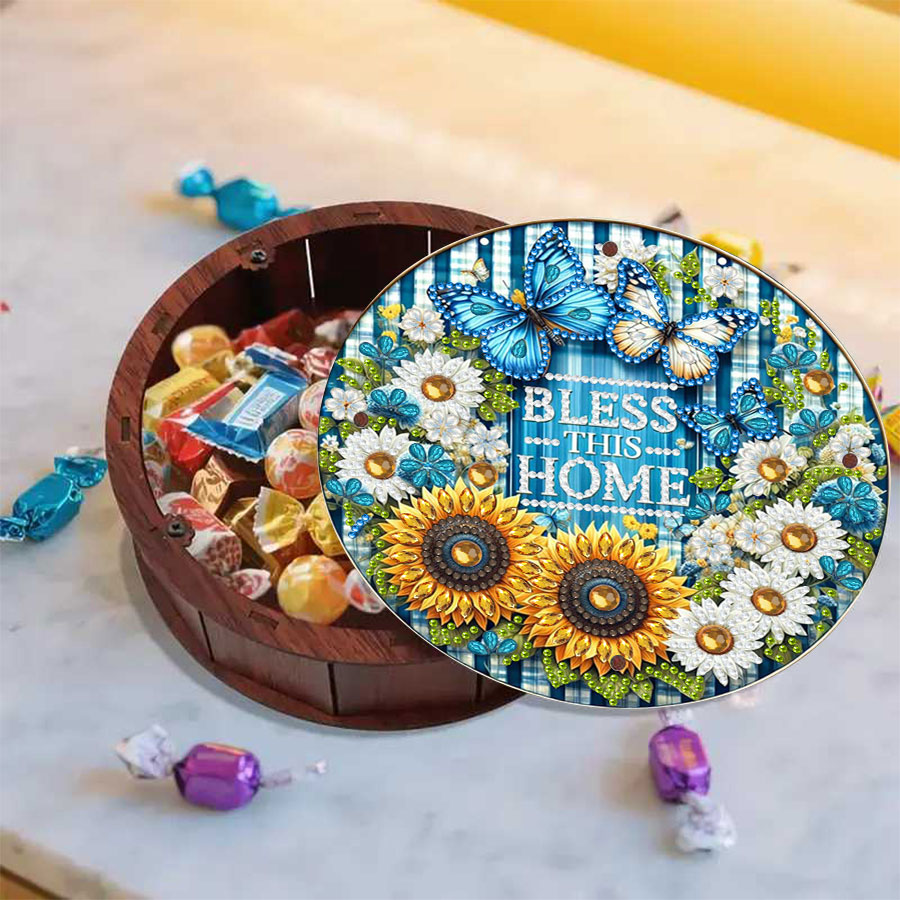 A set of round storage boxes w - Embroidery Gift Ideas review and price