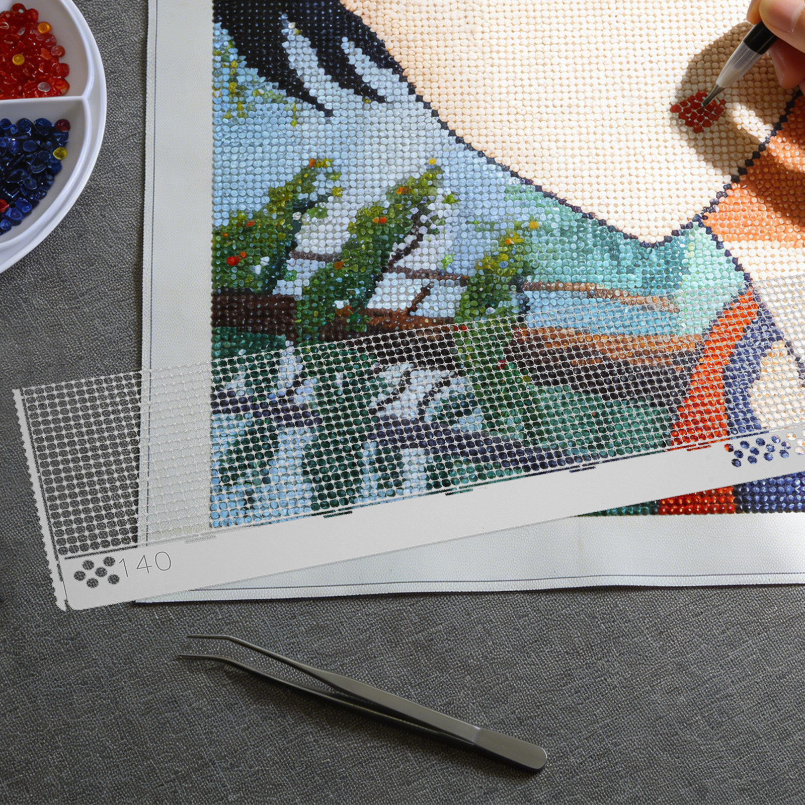 Rhinestone Painting Ruler Stai - Embroidery Painting review and price