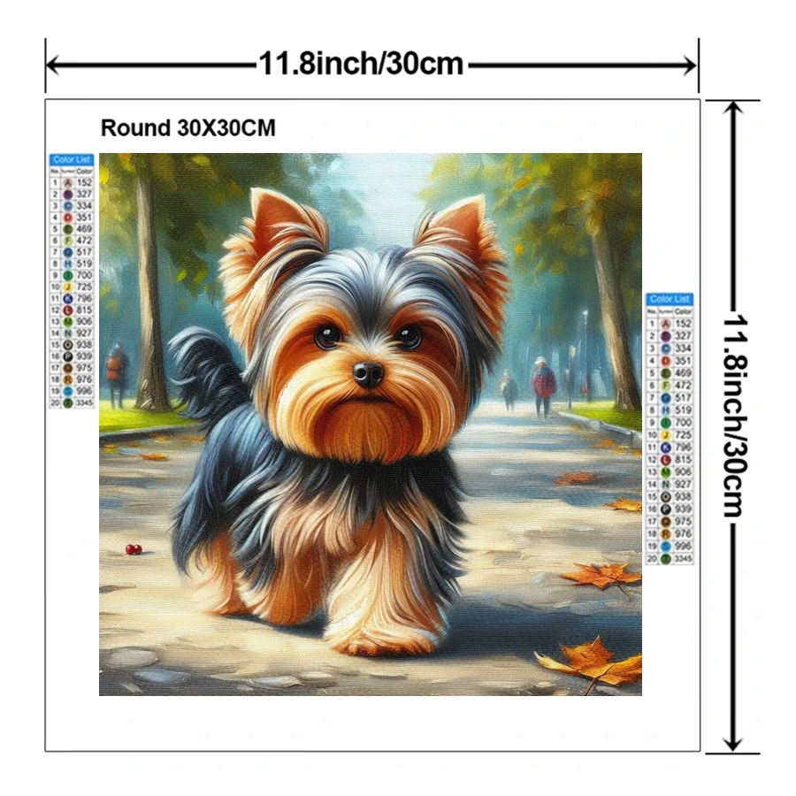 Yorkshire Terrier Dog 5D DIY D - Embroidery Room review and price