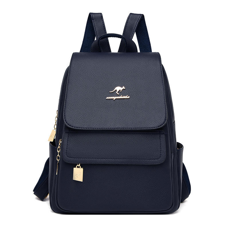 High Quality Leather Backpack  - Embroidery Font review and price
