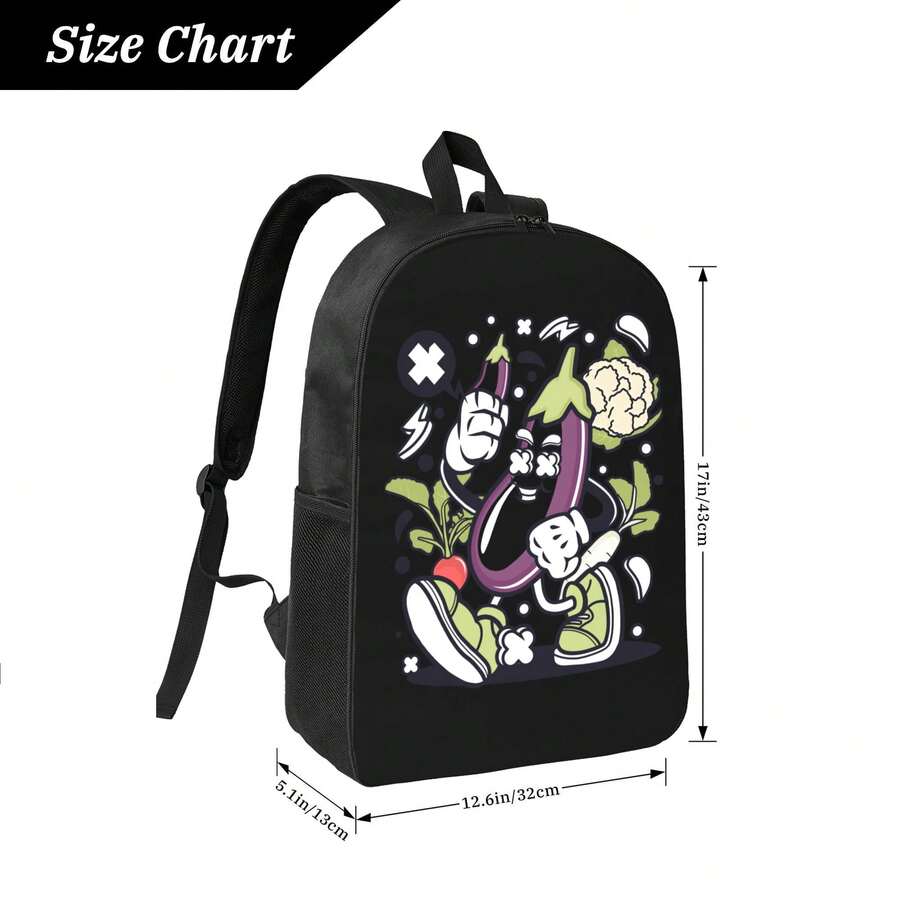 Funny Cartoon Vegetable Print  - Embroidery Bag review and price