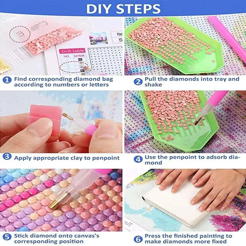DIY Diamond Painting Colorful  - Embroidery Room review and price
