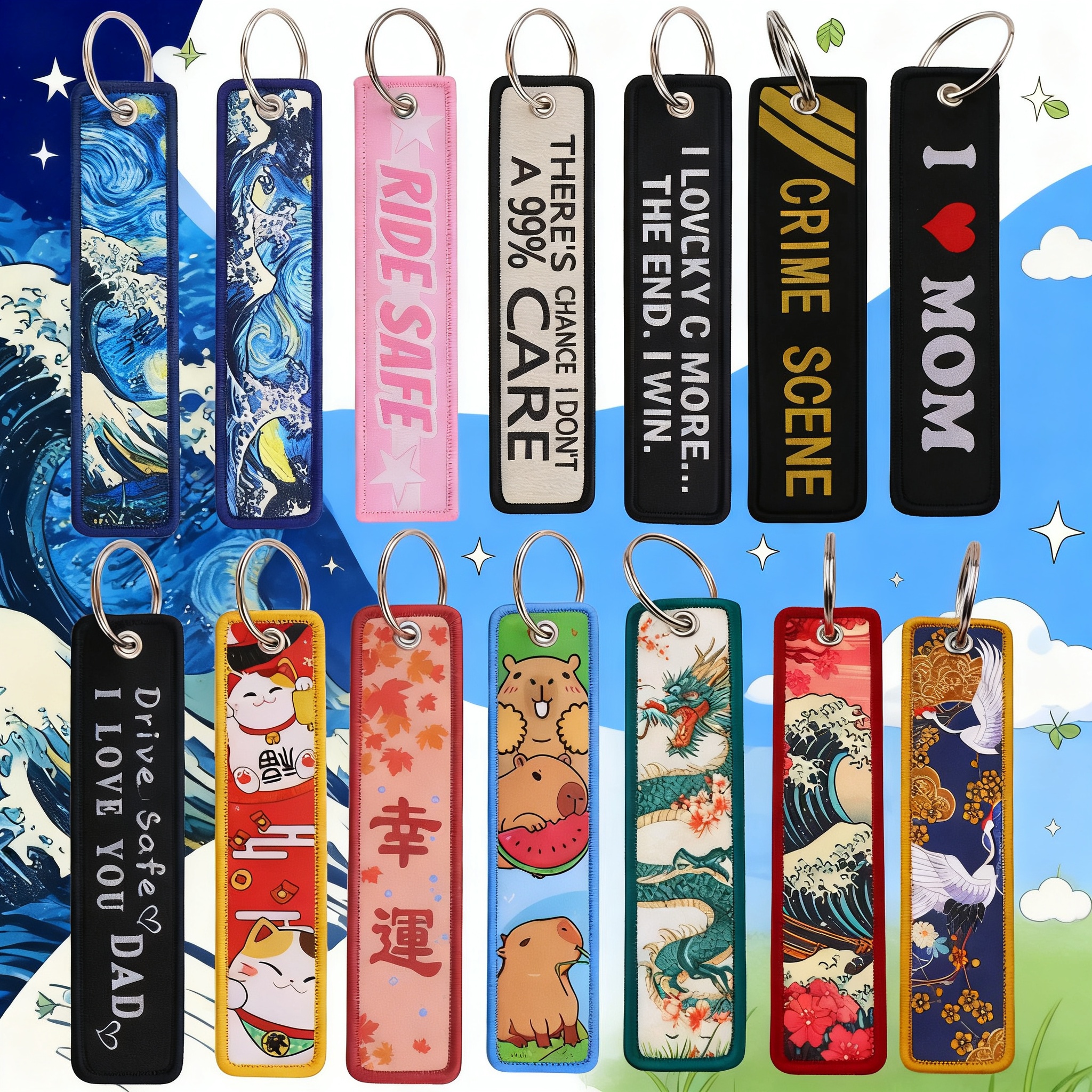 Van Gogh Embroidery Key Fobs K - Embroidery Gift Ideas review and price