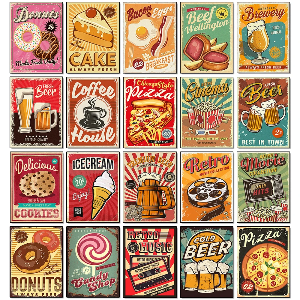 5D Diamond Painting Food Poste - Embroidery Gift Ideas review and price