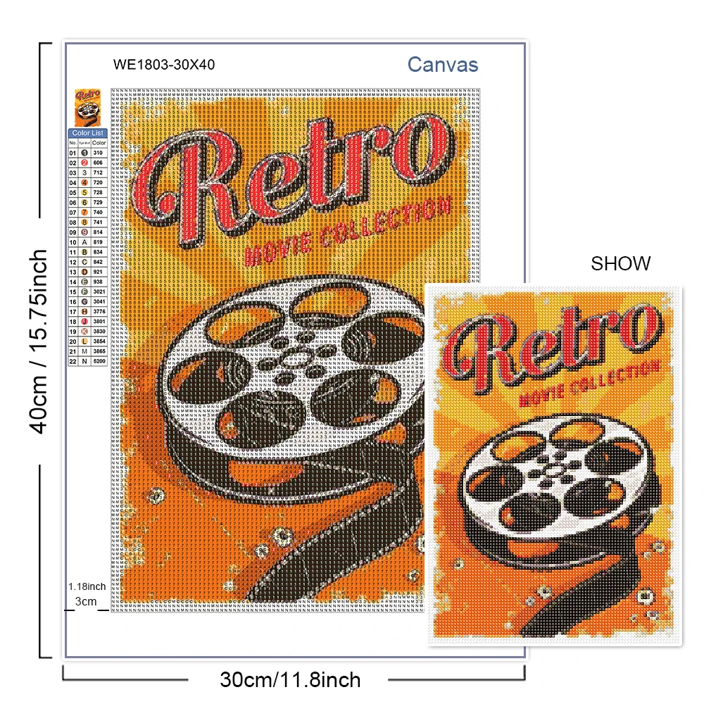 5D Diamond Painting Food Poste - Embroidery Gift Ideas review and price