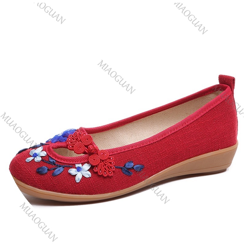 Embroidered Women Comfort Wedg - Embroidery Shoes review and price