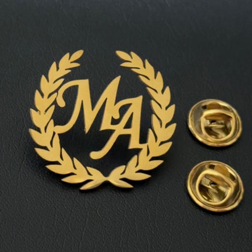 Customized brooch, olive flowe - Embroidery Initials review and price