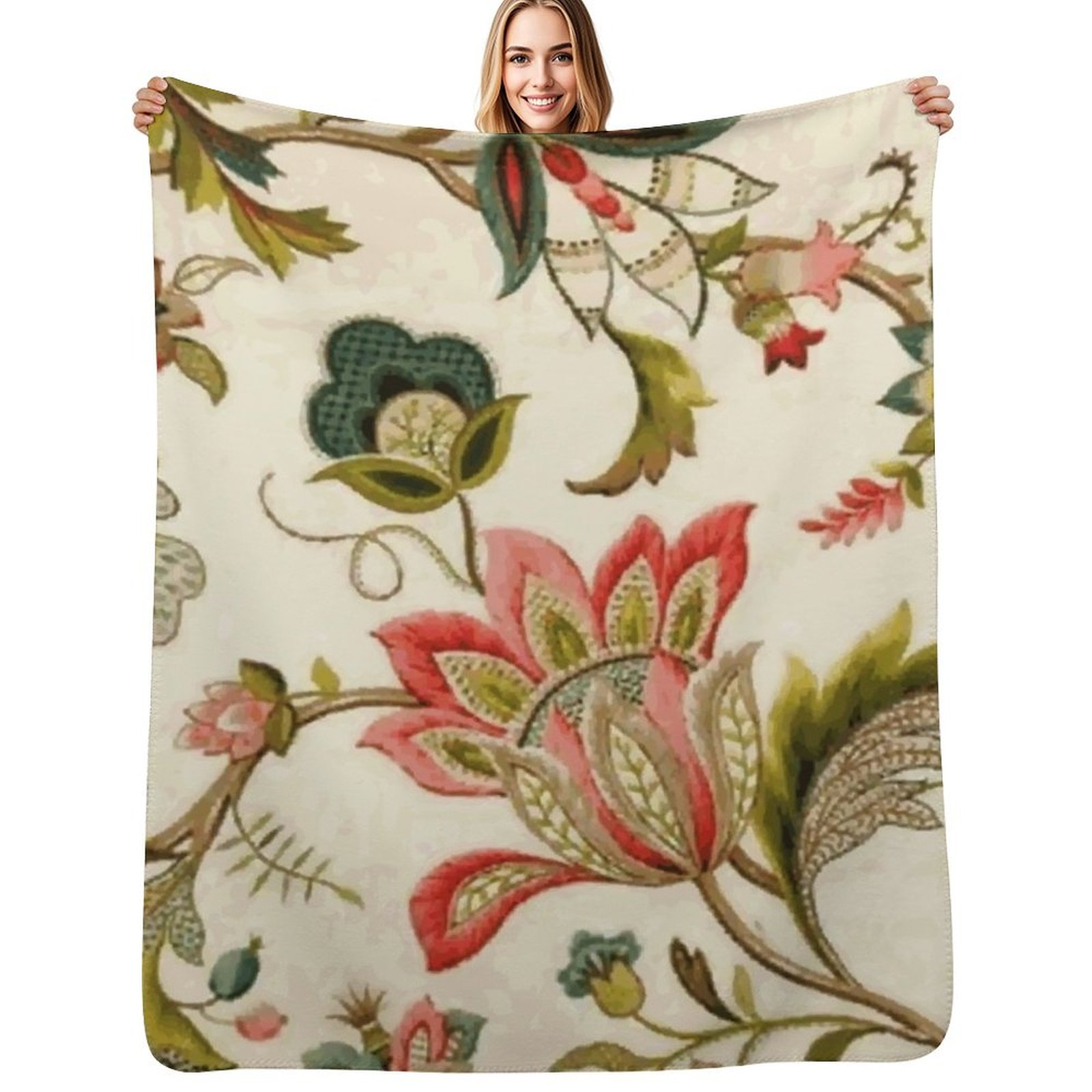 Jacobean Floral Crewel Embroid - Embroidery Vector review and price