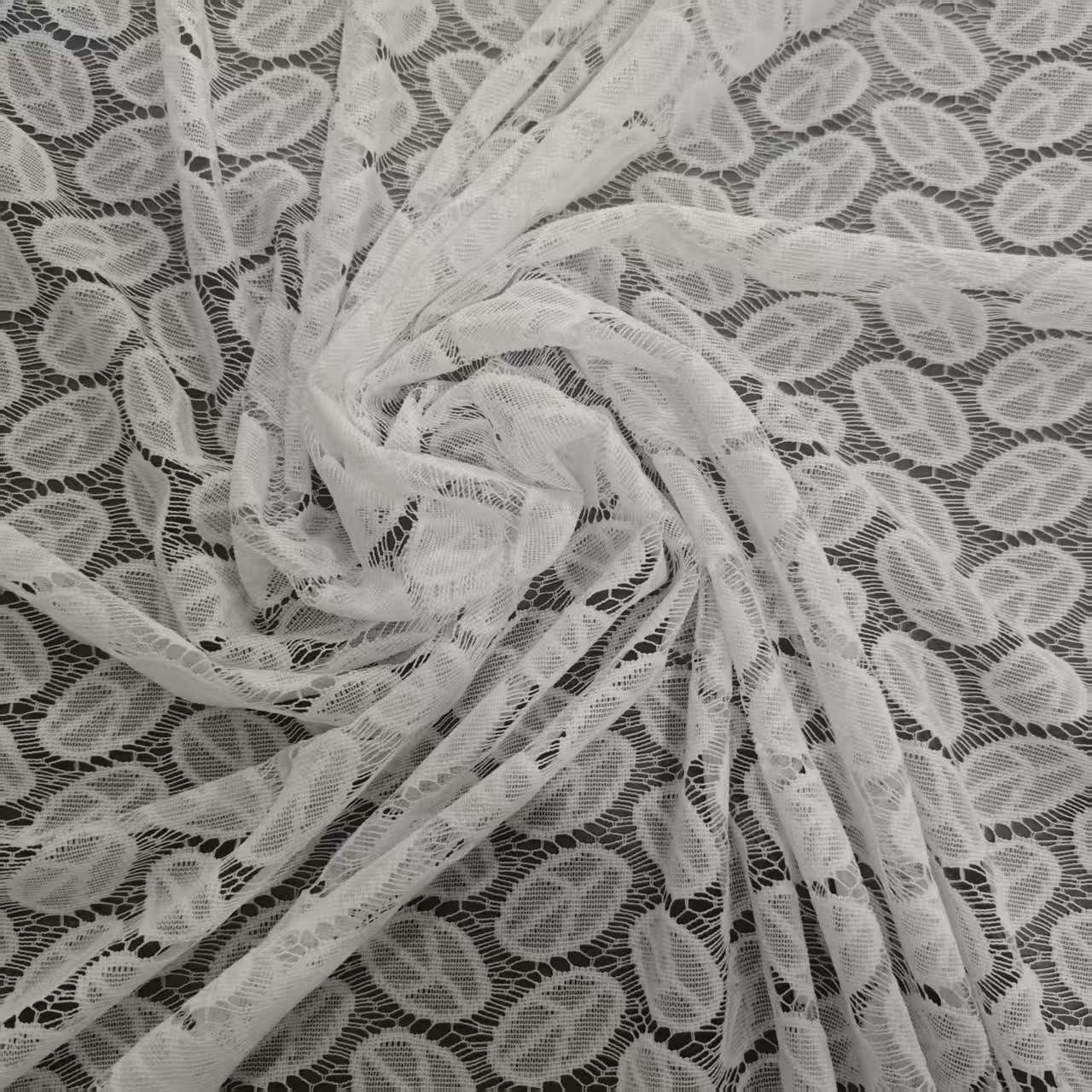 2PCS white leaf lace curtain,  - Embroidery Room review and price