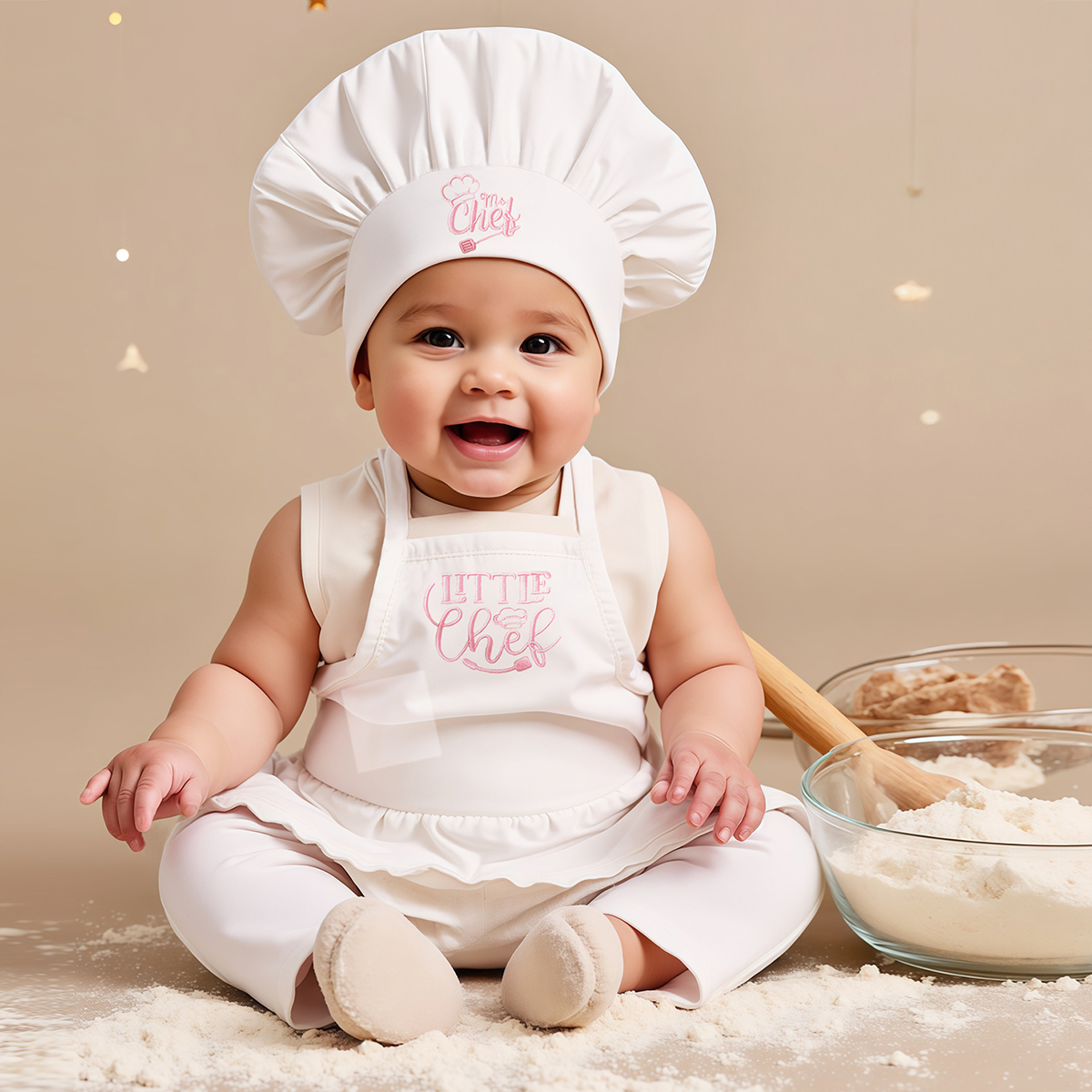 Ylsteed 2Pcs Set Newborn Girl  - Embroidery Font review and price
