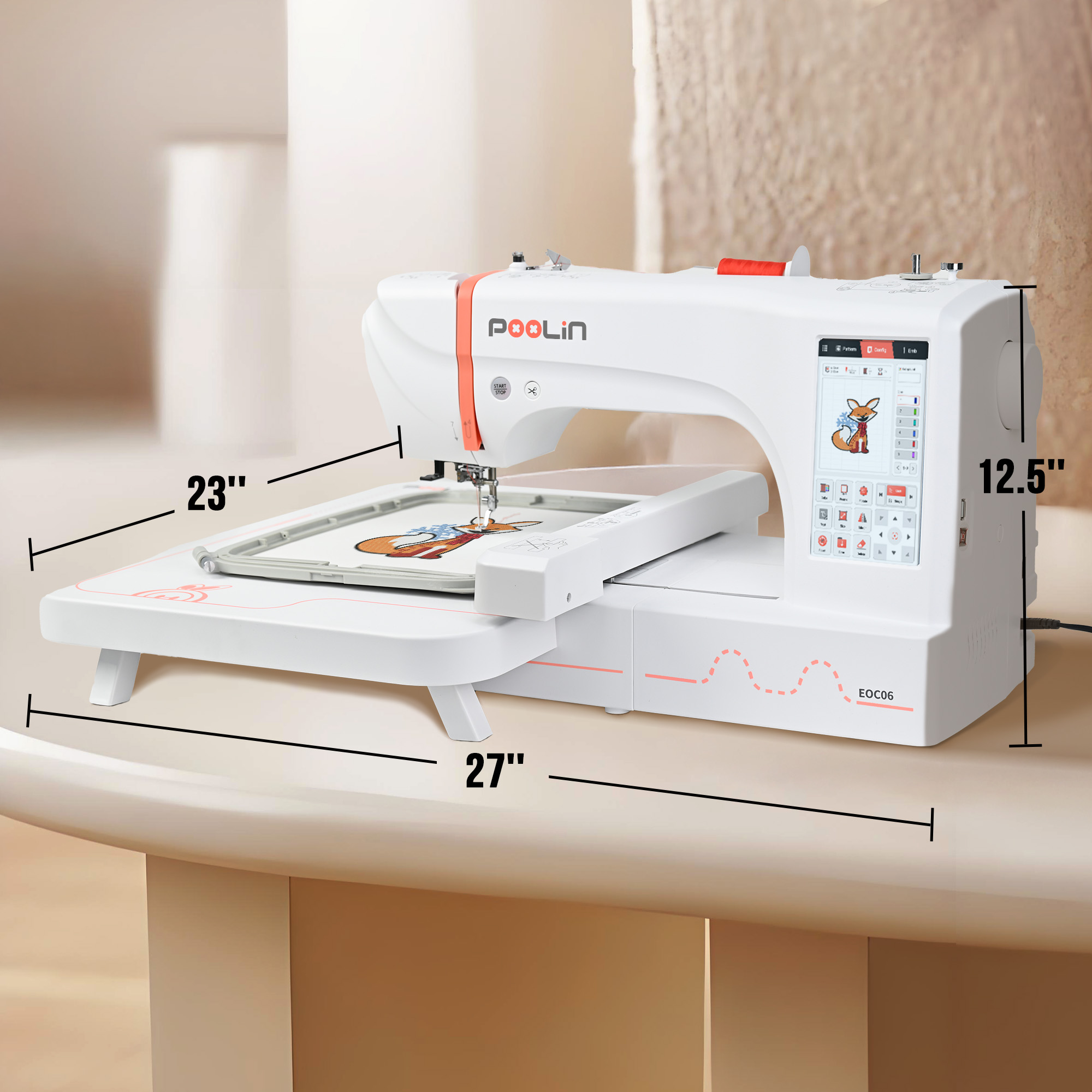 EOC06 PooLin China Hot Sale Co - Embroidery Machine China review and price