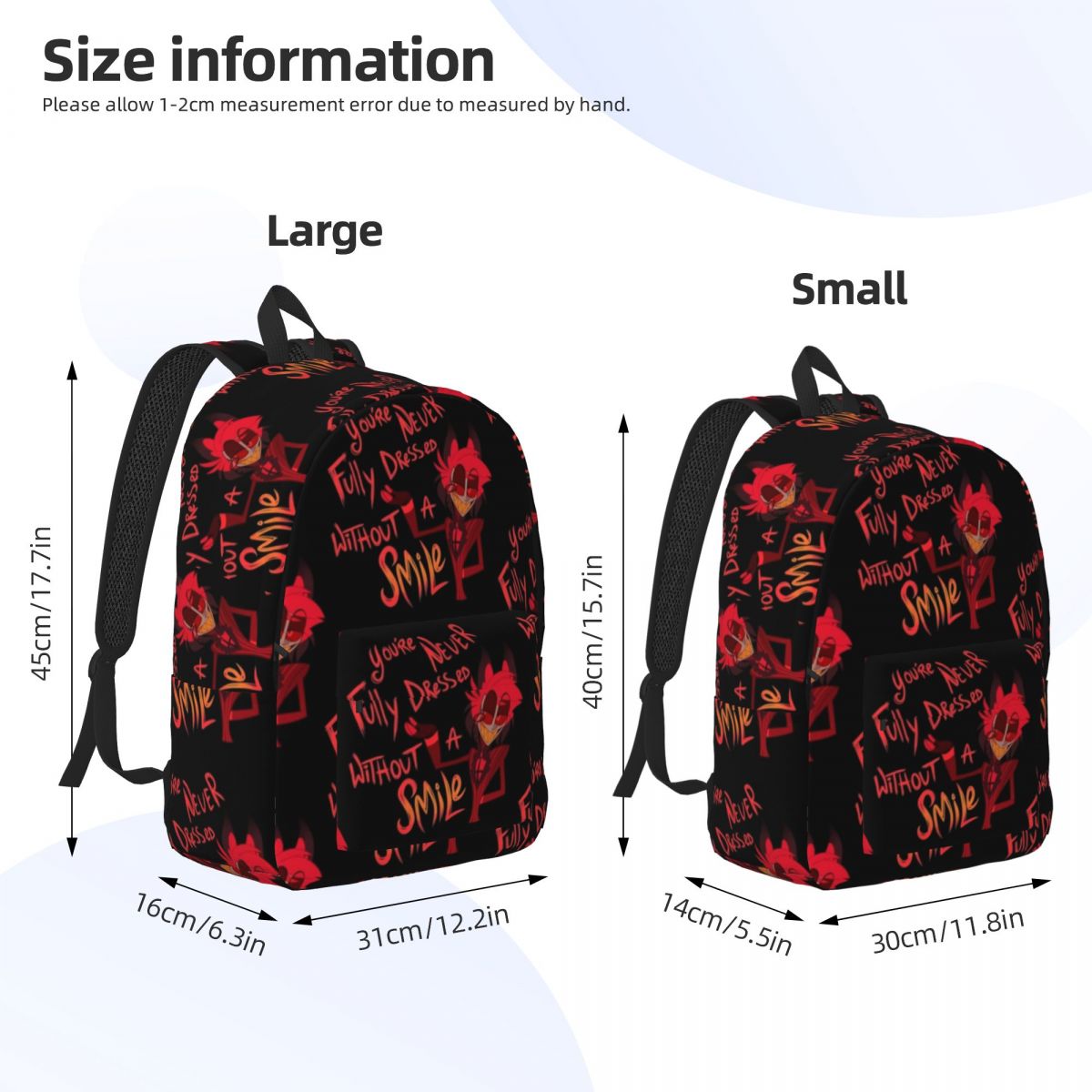 Alastor H-Hazbins Doodle Backp - Embroidery Xmas Designs review and price