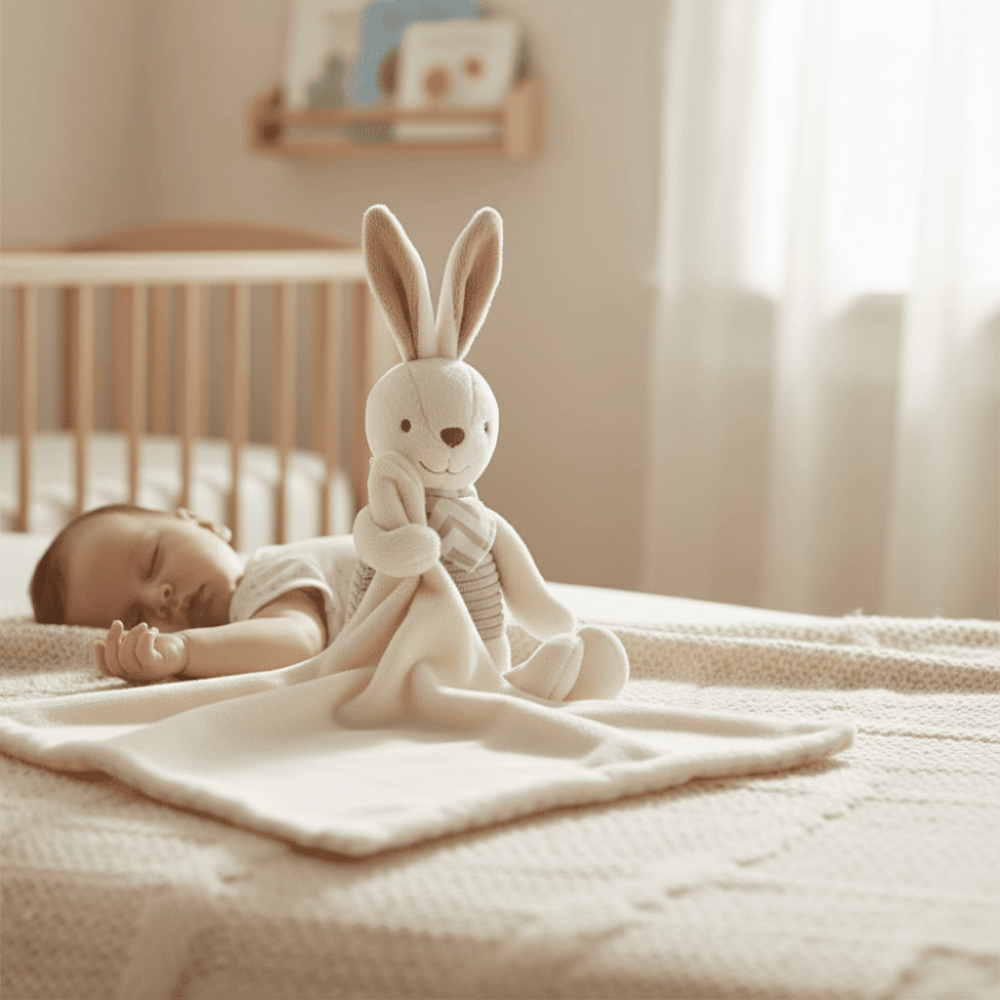 Square Shape Baby Rabbit Comfo - Embroidery Rabbit review and price