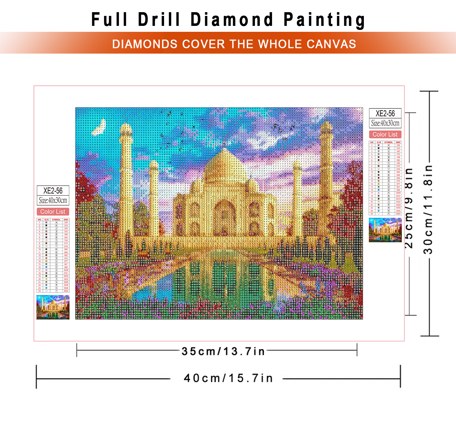 1pc frameless  diamond paintin - Embroidery Room review and price