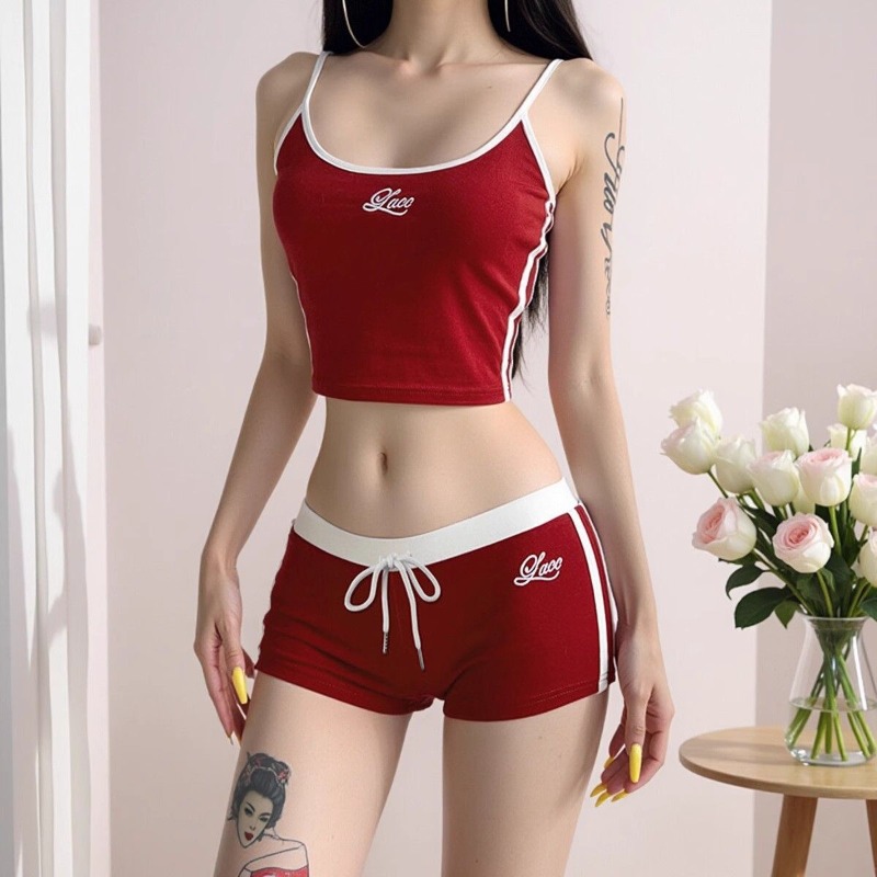 Woman Matching Sets Patchwork  - Embroidery Font review and price