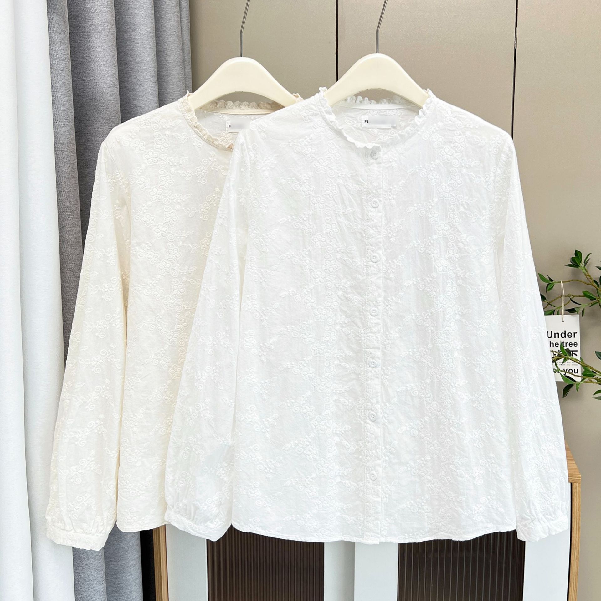 Plus Size Women's Blouses 2025 - Embroidery Cotton Shirt review and price