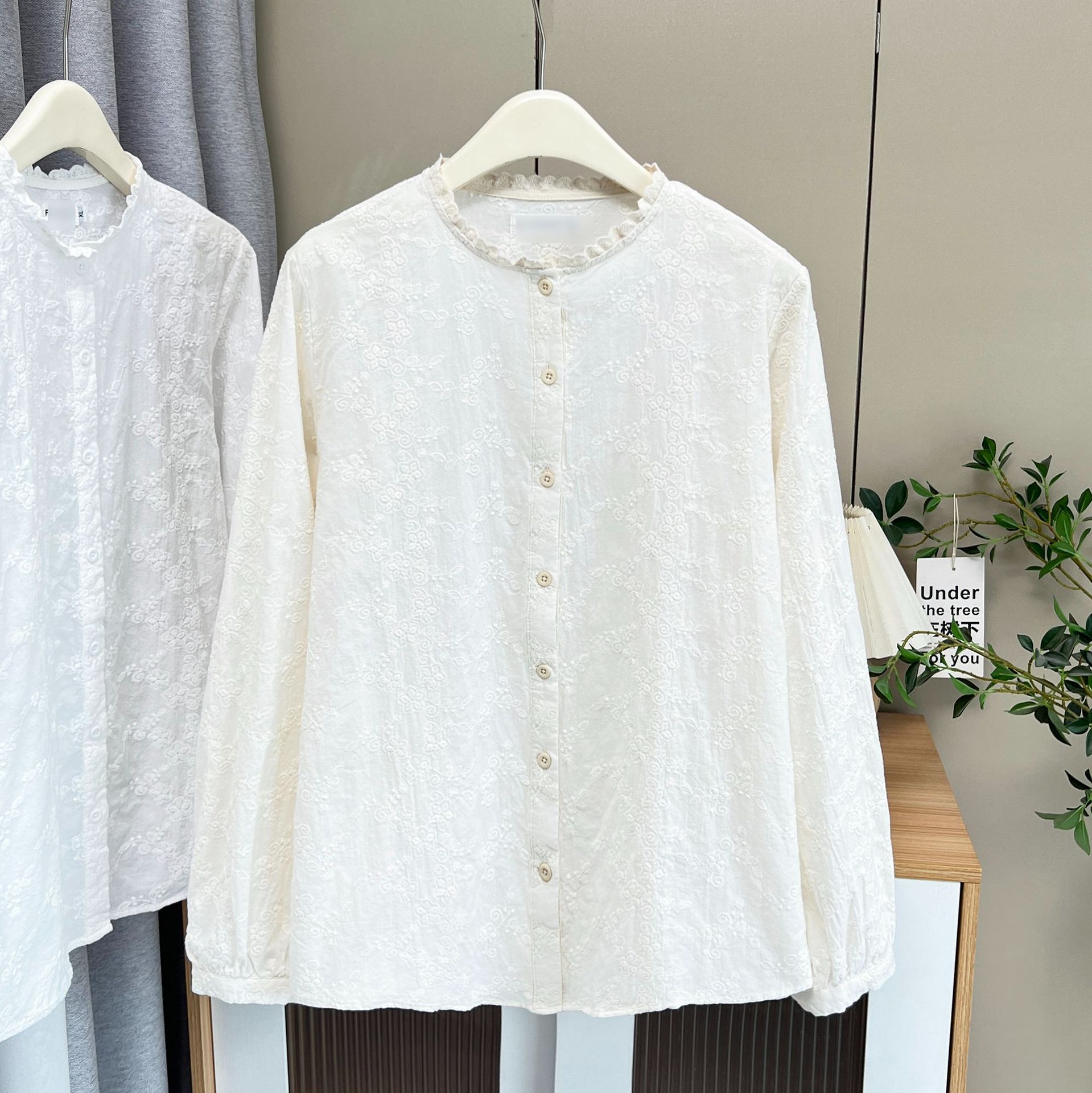 Plus Size Women's Blouses 2025 - Embroidery Cotton Shirt review and price