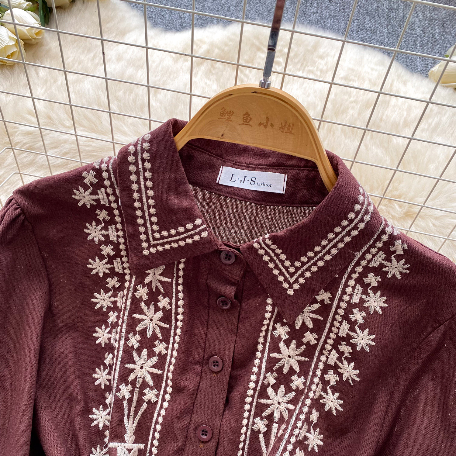 Women's Vintage Blouse Bohemia - Embroidery Cotton Shirt review and price