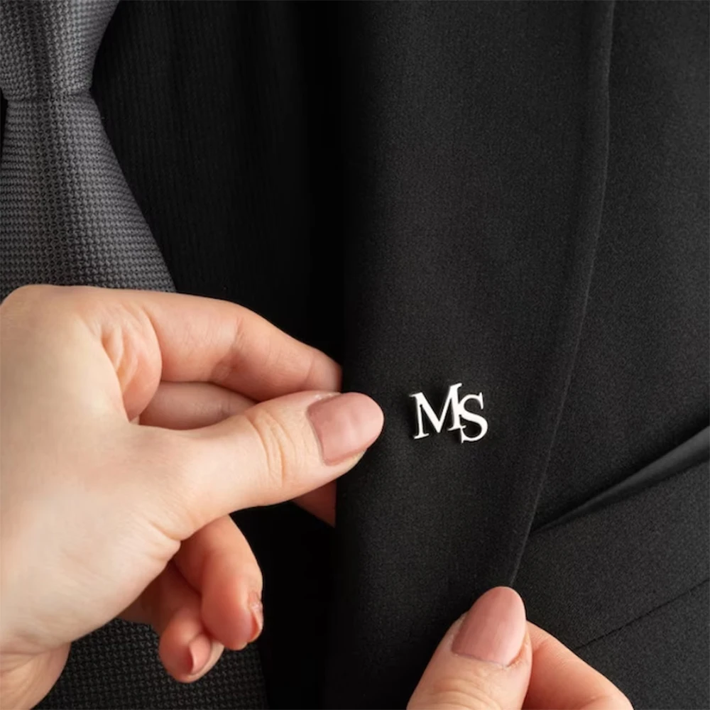 Custom Initial Brooches for Wo - Embroidery Initials review and price