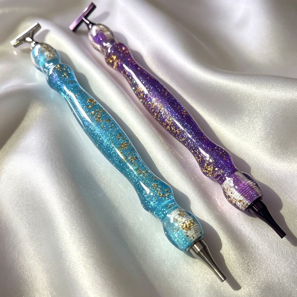 New Shiny Blue/Purple Gold Foi - Embroidery Painting review and price