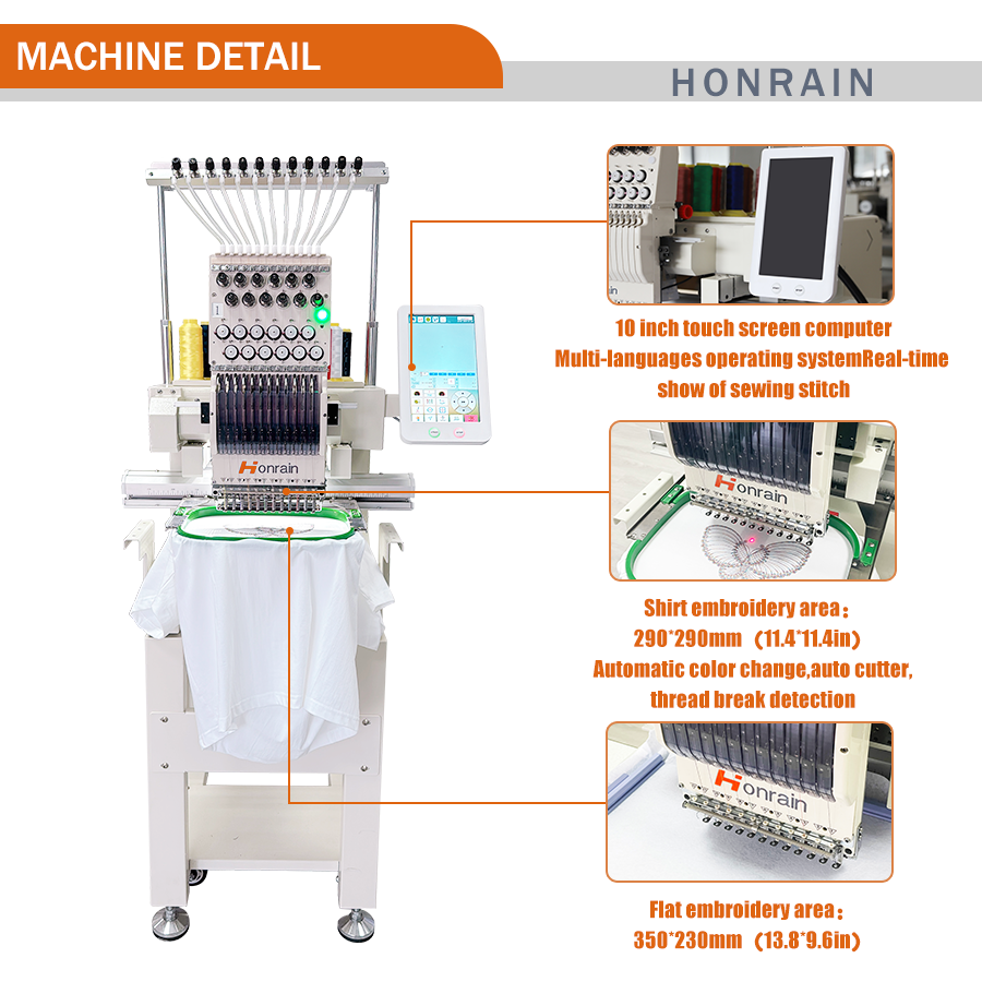 China Factory High Quality Sin - Embroidery Machine China review and price