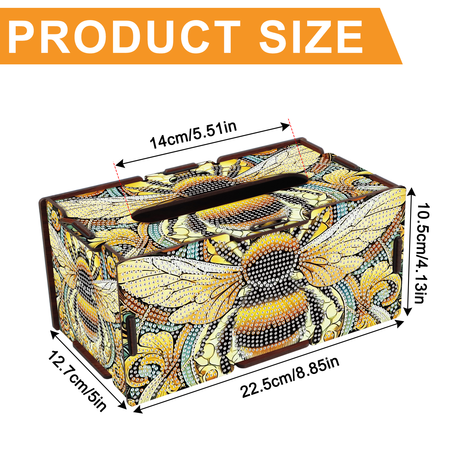 Diamond Art Painting Tissue Bo - Embroidery Gift Ideas review and price