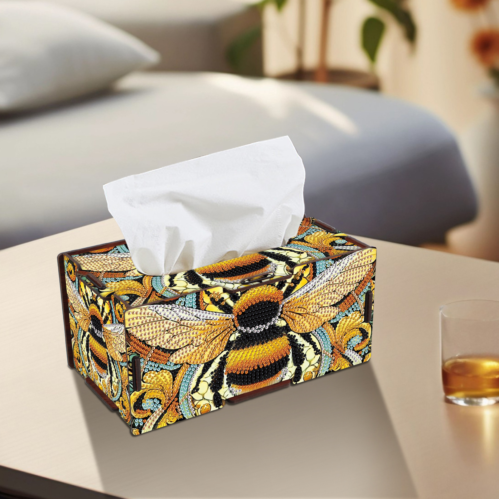 Diamond Art Painting Tissue Bo - Embroidery Gift Ideas review and price